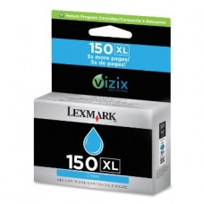 Lexmark Genuine #150XL Cyan Inkjet Cartridge High Yield